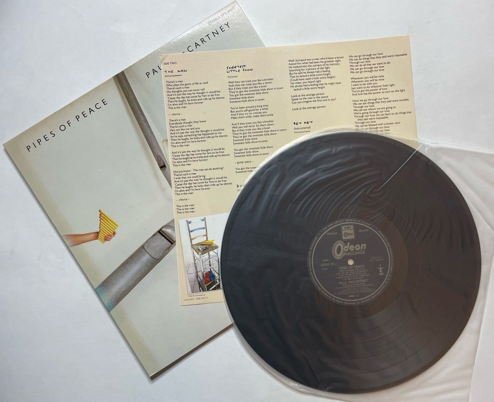 Винтажная виниловая пластинка LP Paul McCartney Pipes Of Peace (Japan 1983) (No Obi)