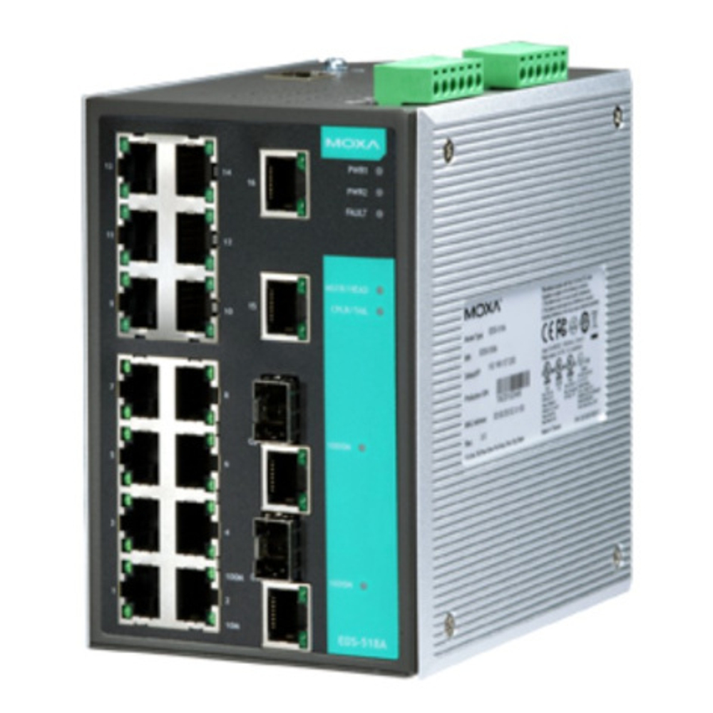Коммутатор управляемый MOXA EDS-518A