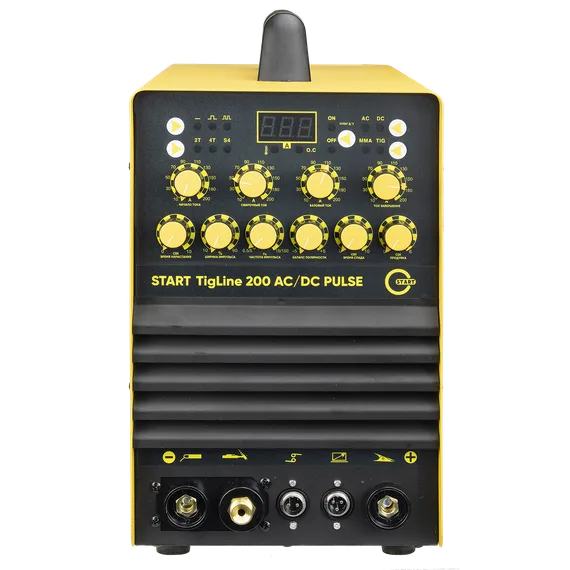 OSA START TigLine 200 AC/DC PULSE Установка аргонодуговой сварки 3ST202AP — полупрофессиональный аргонодуговой сварочный аппарат tig для монтажников, 200 А