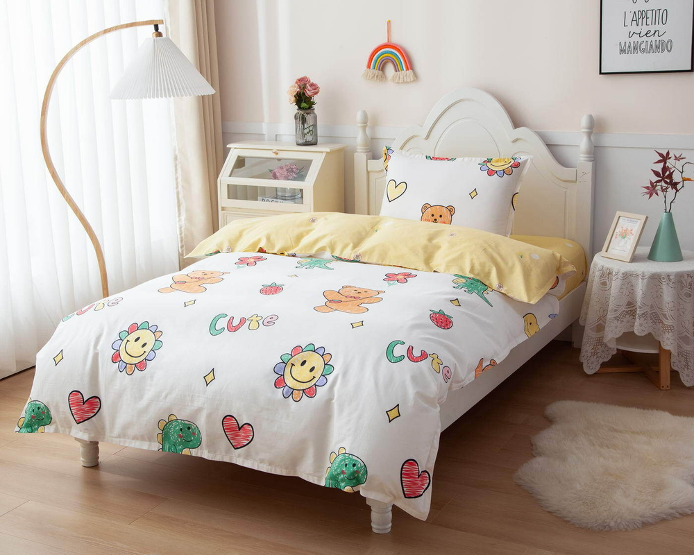 Детское постельное белье Sofi De MarkO Смайл желтое
