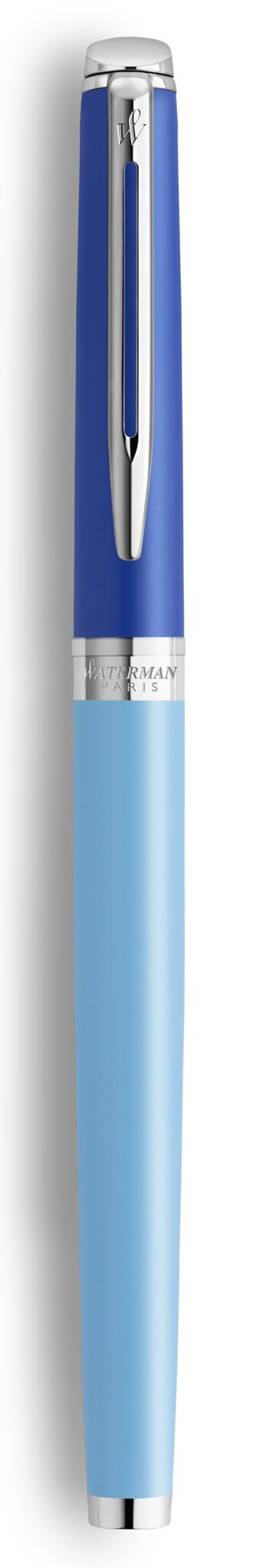 Ручка роллер Waterman Hemisphere Colour Blocking Blue CT, стержень: F, цвет: Black, в подарочной упаковке