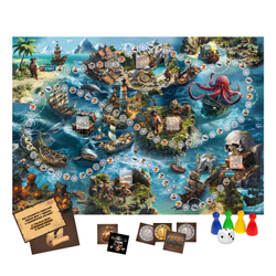 Игра-ходилка с викториной. Тайна пиратского клада., изд.: Гео-дом