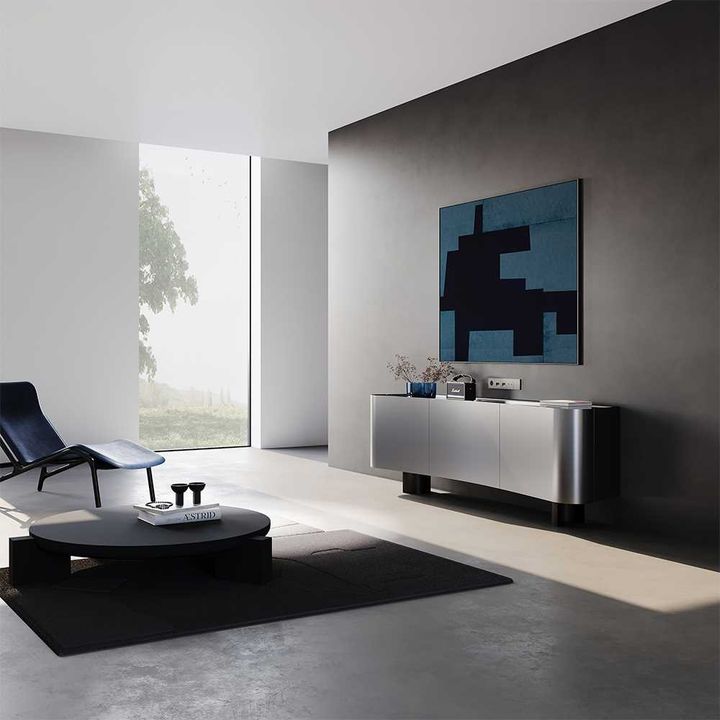 Розетка акустическая встраиваемая Voltum S70 4-местная, (шелк) VLS060304