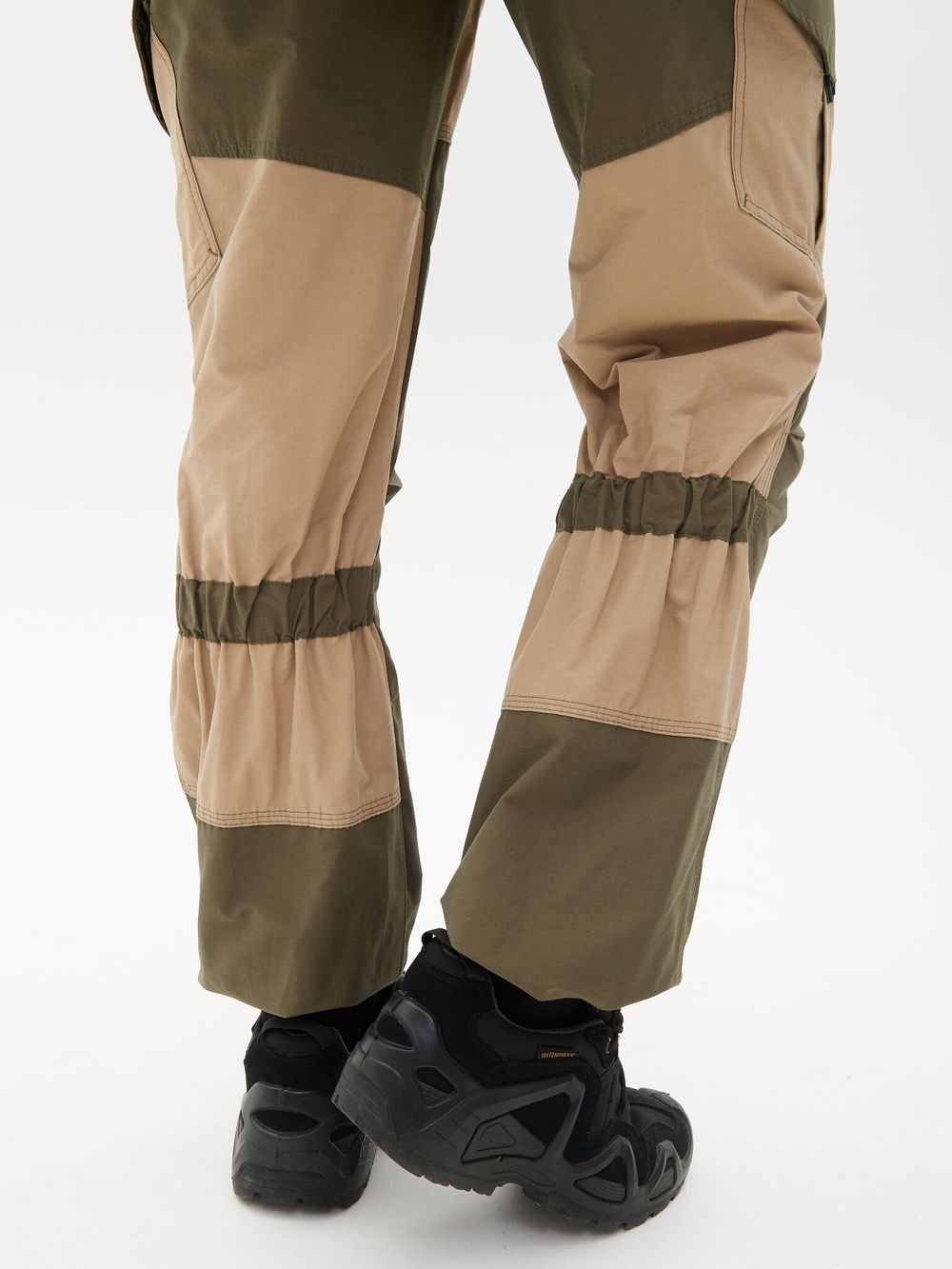 Костюм летний Горка-Люкс ткань Nylon Cotton Рип-Стоп цвет Хаки/Песок