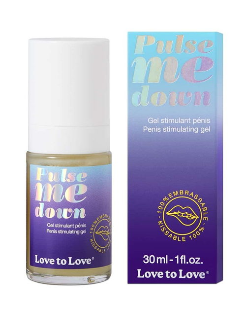 Стимулирующий гель Love to Love Pulse Me Down, разогревающий, 30 мл