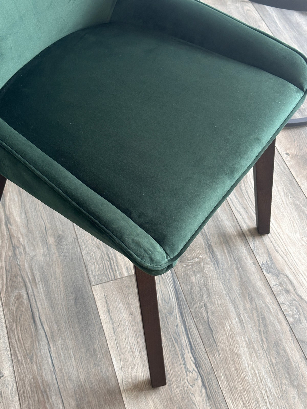 Стул М-City DISAUR Кристиан (Cristian) Изумрудный Future-073, Велюр, Орех