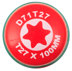 D71T27 Отвертка стержневая TORX® ANTI-SLIP GRIP, T27х100