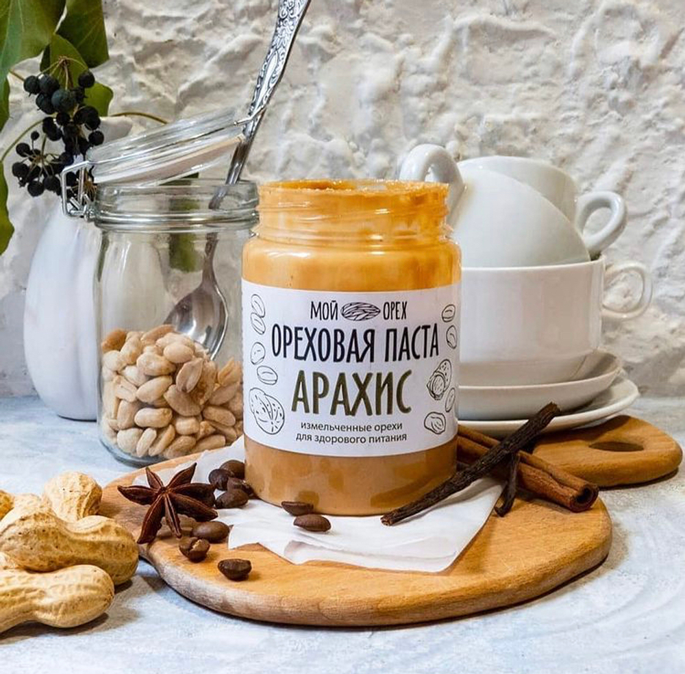 Паста ореховая Арахисовая МОЙ ОРЕХ 100гр, 1 шт