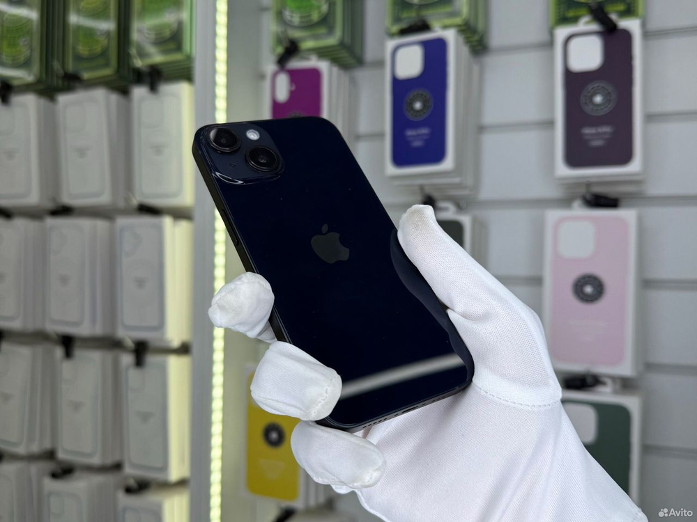 iPhone 14, 256 ГБ, SIM + eSIM б/у