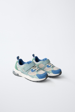 ZARA КРОССОВКИ С ВОЗДУШНОЙ ПОДУШКОЙ, ЗЕЛЕНЫЙ