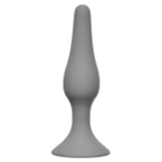 Серая анальная пробка Slim Anal Plug XL - 15,5 см.