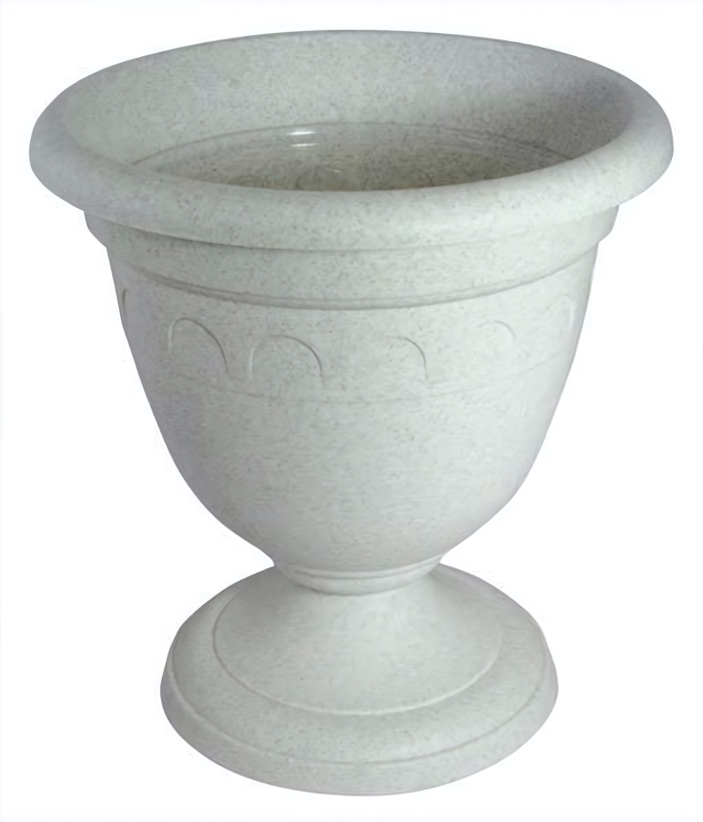 Вазон высокий Колывань 5,6л 26см (мрамор)