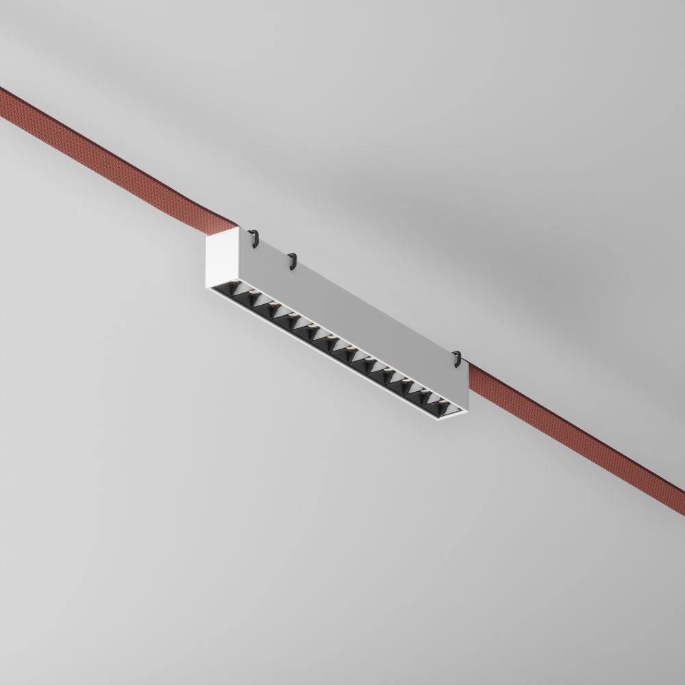 Трековый светодиодный светильник Maytoni Parity   TR128B-12W4K-M-W