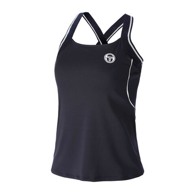 Женская теннисная майка Sergio Tacchini Tank Top Tank Top Women - Dark Blue, White