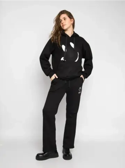 Спортивный костюм утепленный с капюшоном