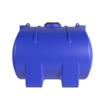 Ёмкость горизонтальная 4000л Политим 4000 л.(1642x2200x1610см;синий) - арт.560777