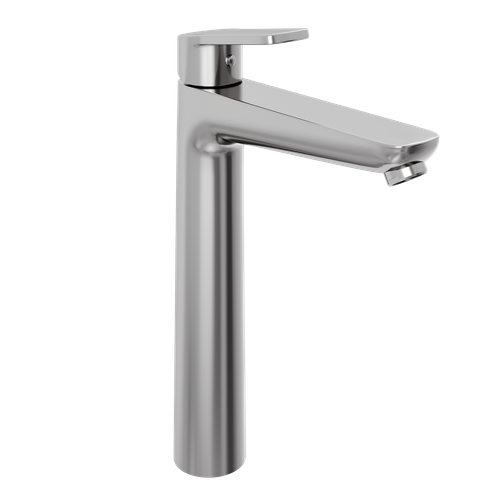 Смеситель для раковины Abelsberg Lineara UNF23509CH высокий, глянцевый хром