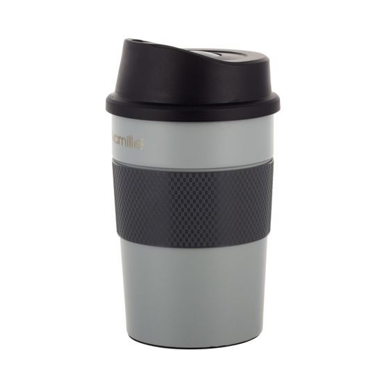 Термокружка 360 мл. из нержавеющей стали Kamille KM 2151 с TPR вставкой