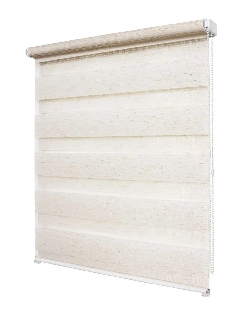 Рулонная штора - День-Ночь - ТМ "УЮТ" - ткань: "Канзас" - цвет: "натуральный"