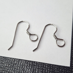 Швензы крючки, сталь, 19мм, для кристаллов, цена за пару