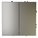 Перекрестный переключатель встраиваемый VOLTUM S70 двухклавишный 10А, (шелк)