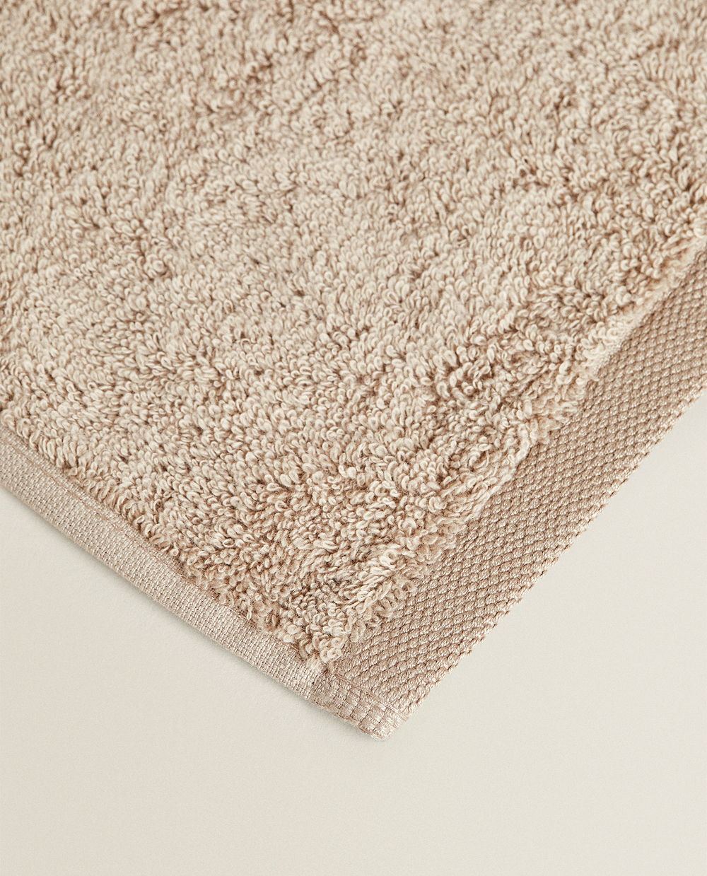 ZARA HOME (НАБОР ИЗ 3 ШТ.) ПОЛОТЕНЦЕ ИЗ ВЫСОКОКАЧЕСТВЕННОГО ХЛОПКА, БЕЖЕВЫЙ