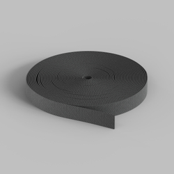 TR5502-DG Гибкий трек-ремень Belty, серия Base, 20м, 48V DC, IP20, тёмно-серый, ткань, медь