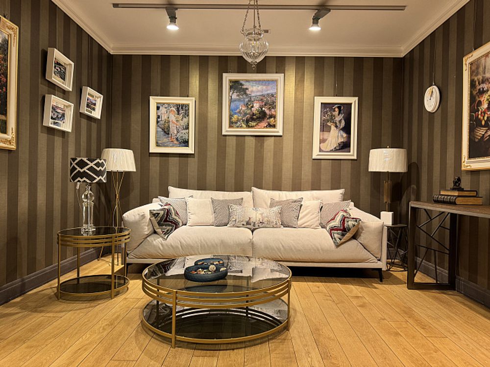 Столик "Риенцо" латунь большой