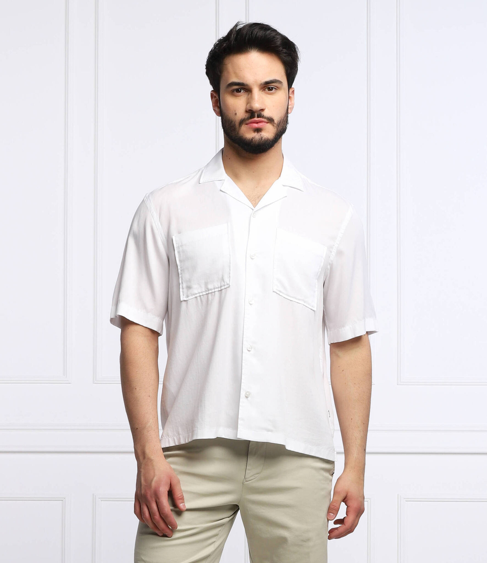 рубашка lars_t BOSS BLACK - белый(50467271)