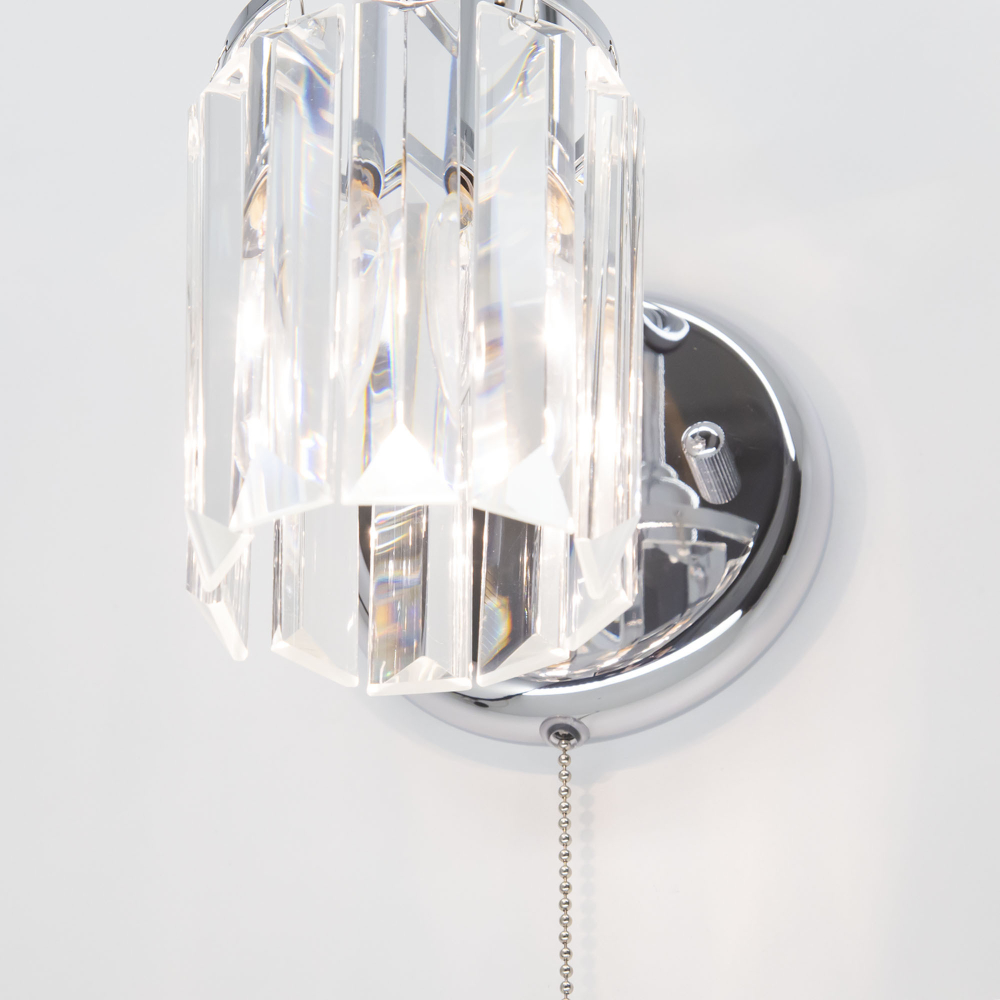 Citilux Синди CL330311 Бра хрустальное с выключателем Хром