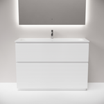 Тумба напольная Sancos Folk Floor 1190х445х850, c двумя ящиками оснащенными доводчиками, Bianco, арт.FL120FW