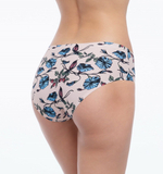 Трусики-слипы Bluebell с принтом в виде колокольчиков (Размер: XL) (Цвет: телесный)