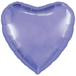 Шар фольгированный Сердце 45 см (Лаванда)
