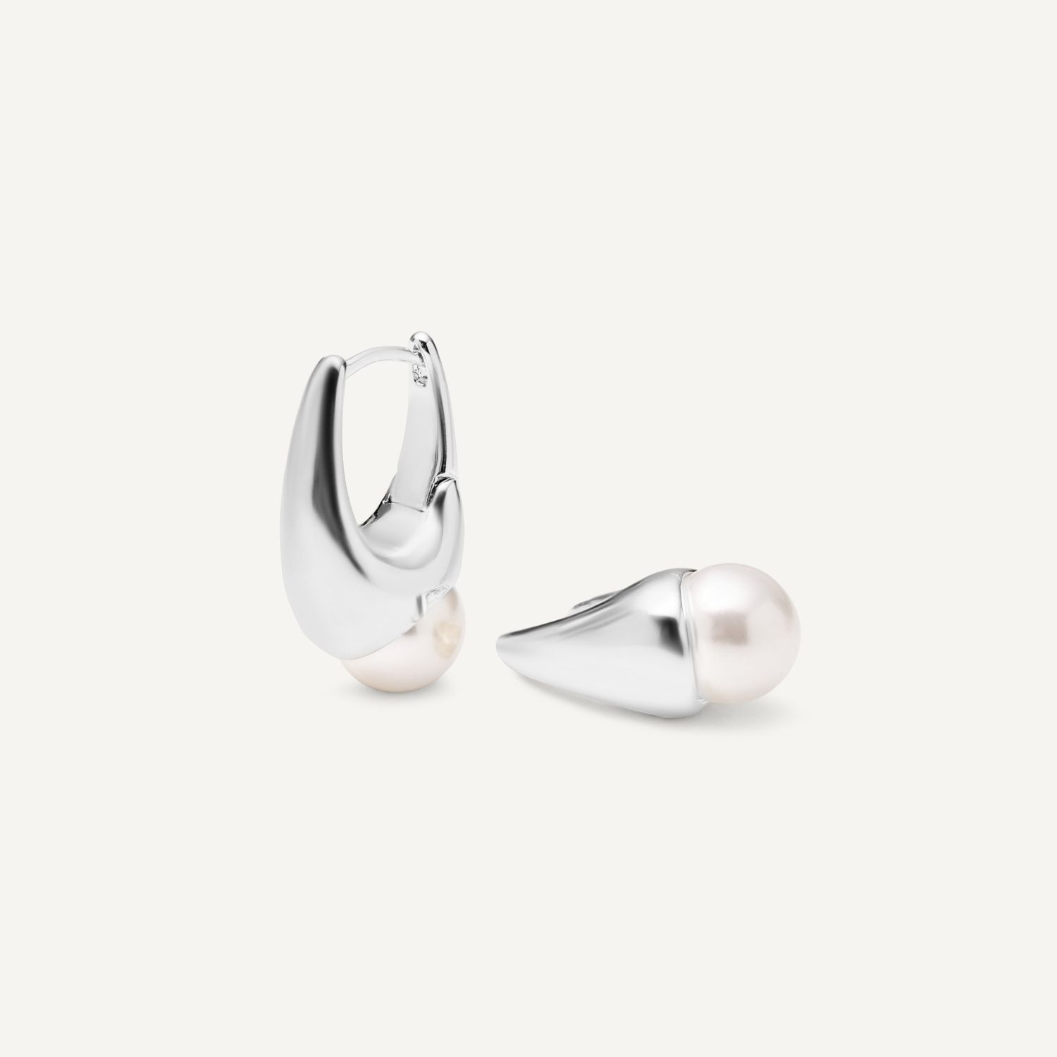 Серьги Pearly Elegance Earrings – Silver