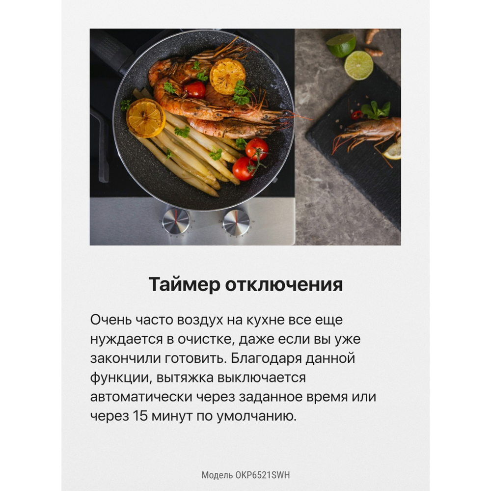 Наклонная вытяжка Hansa OKP6521SWH