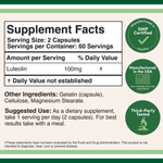 Double Wood Supplements - Luteolin - 120 x 50 mg capsules