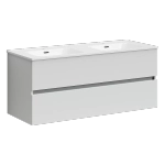 Тумба с раковиной Sancos Urban UR120-2W белый глянец