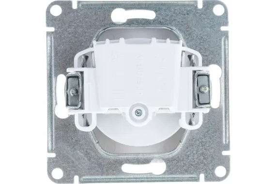 Розетка Systeme Electric ATLASDESIGN без заземления белая 35962