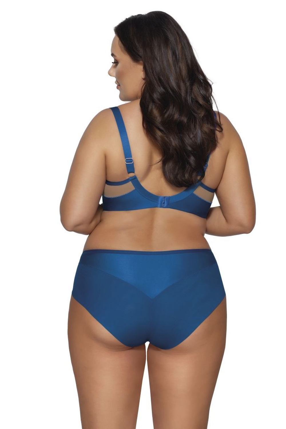 Синий бюстгальтер с шитыми +size чашками Monarch (Размер: 85I) (Цвет: синий)