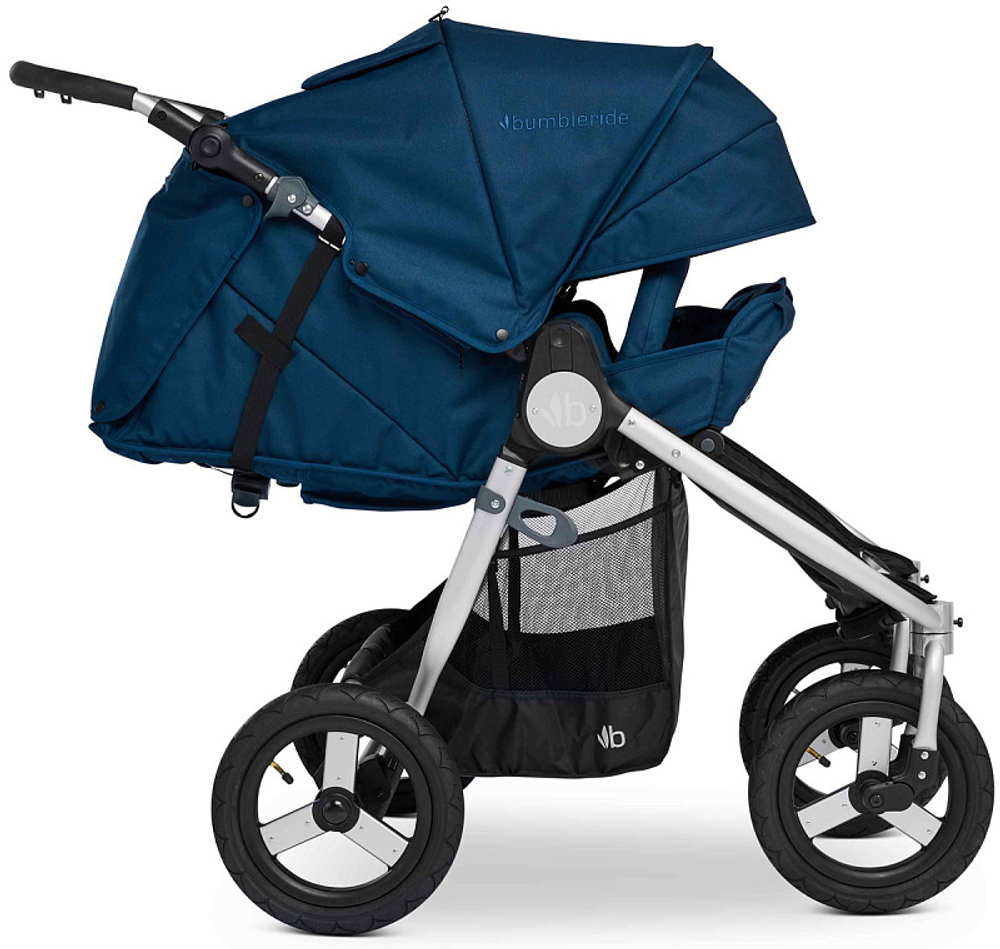 Детская коляска для двойни Bumbleride Indie Twin 2 в 1 Maritime
