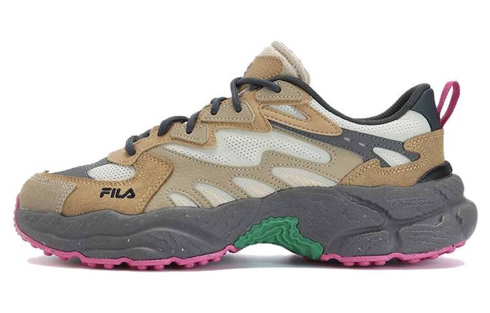 FILA Fern Sneakers Textile, Synthetic Leather, Split Cow Leather Comfortable Abrasion Resistant Low top Chunky Sneakers