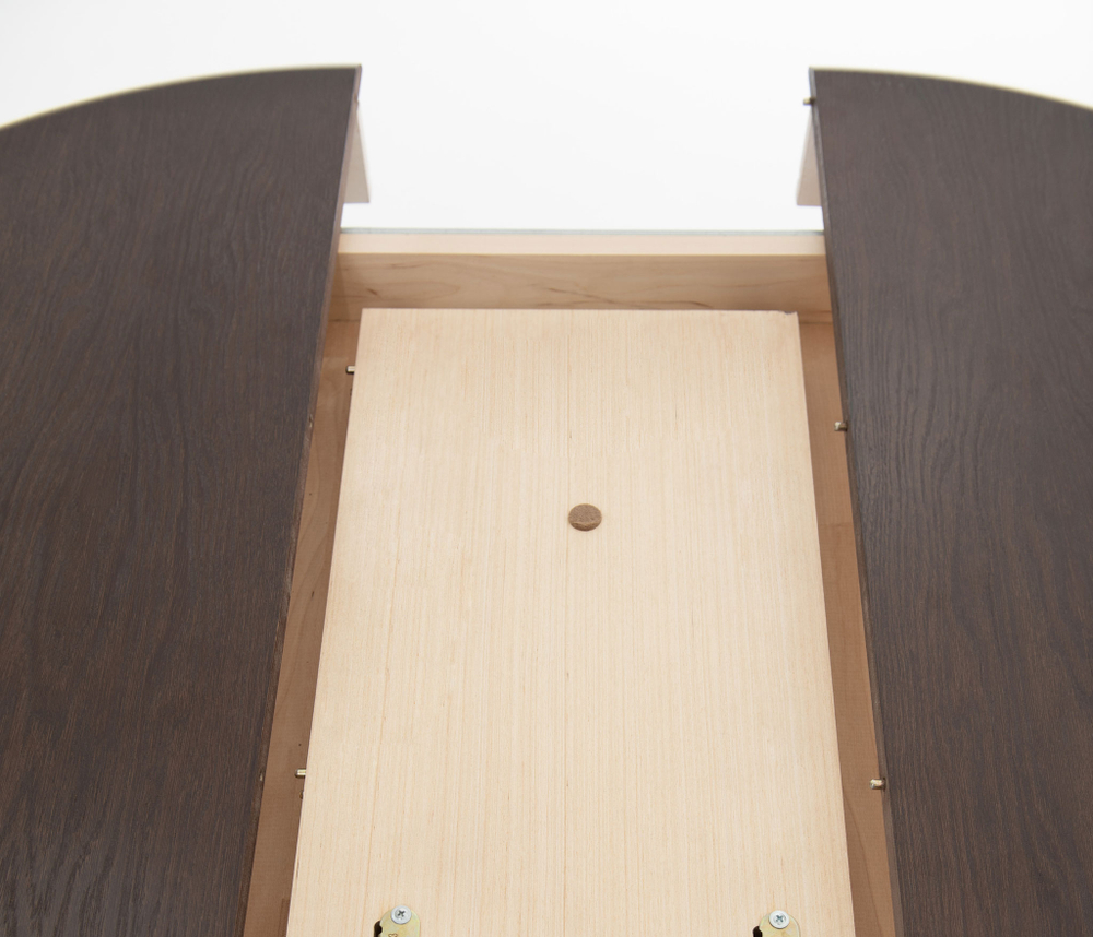 Стол Аврора Леонардо D100, Темный орех/Слоновая кость