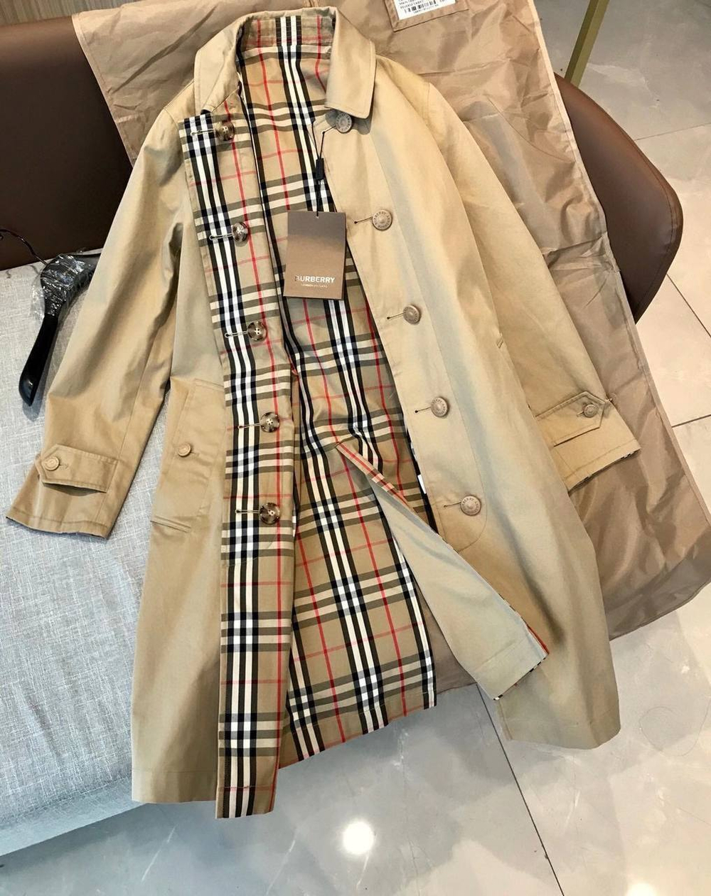 Двусторонний плащ Burberry