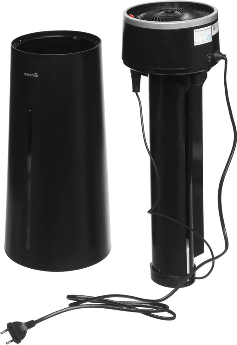 Увлажнитель воздуха ультразвуковой DEERMA DEM-F950W,  8л,  черный