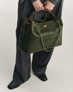 MAISON оливковый - небольшие дефекты кожи 27