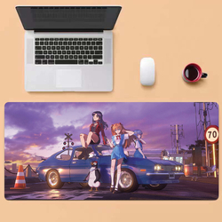 Большой коврик для мыши "Евангелион" 90х40 см