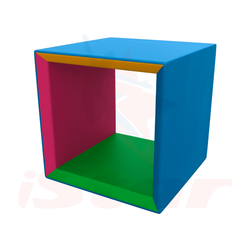 Мат "Куб-Шагайка" -  2.4x0.6x0.05м - СКЛАДНОЙ