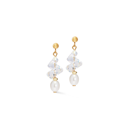 Серьги Coeur de Lion Crystal-Gold 1136/21-1816