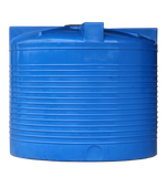 Ёмкость пластиковая пищевая STERH VERT 4500T 5000 л. вертикальная транспортная (200x200x177см;синий) - арт.555083