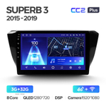 Teyes CC2 Plus 10.2" для Skoda Superb 2015-2019